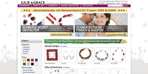 Julie & Grace - Schmuck selbst entwerfen